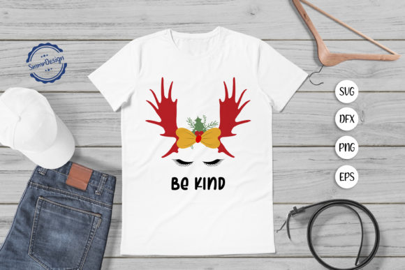 Be Kind Christmas SVG File for Crafts and Local Branding