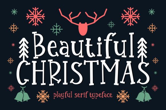 Beautiful Christmas Serif Graphic Design Asset Review