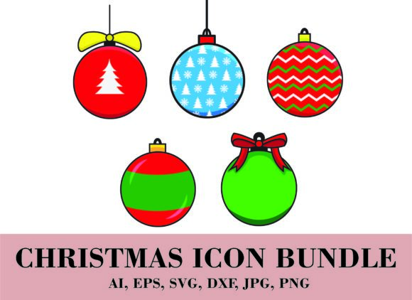 Bells Christmas Icon Bundles for Festive Design