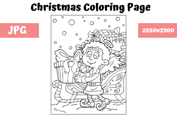 Christmas Coloring Page for Kids - 19