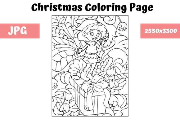Christmas Coloring Page for Kids - 23 Review for Digital Sellers