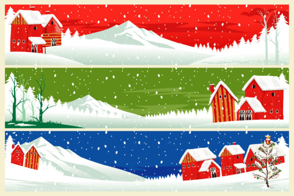 Christmas Eve Colorfull Baner for Design - A Crafts-Inspired Visual Asset