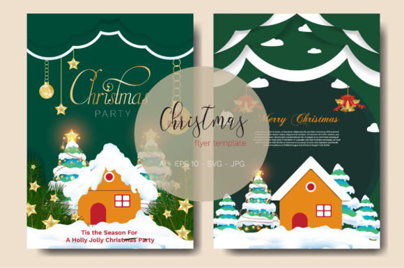 Christmas Flyer Template for Print Templates