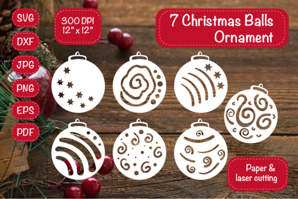 Christmas Ornament Christmas Balls for Crafts