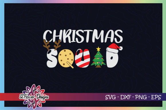 Christmas Squad Xmas Tree Cookies Craft Design