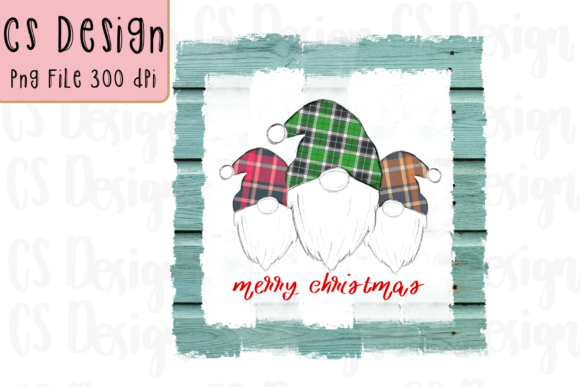 Gnomes Christmas Sublimation Graphic for Crafts