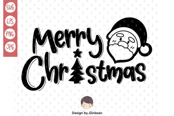 Merry Christmas, Cutfile Clipart for Print Templates