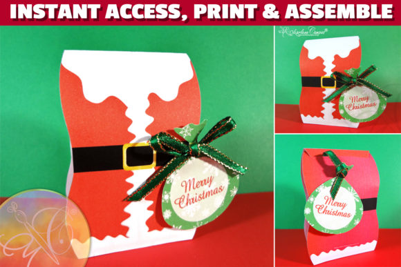 Santa Claus Favor Box for Crafts