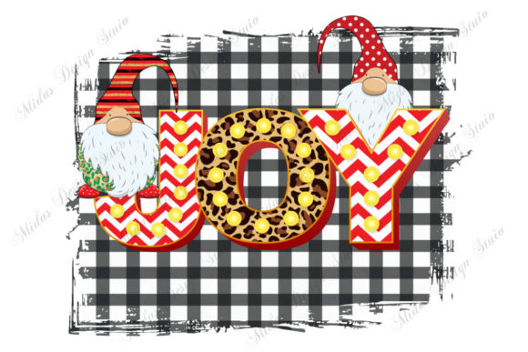 Sublimation Joy Gnomes Christmas for Crafts