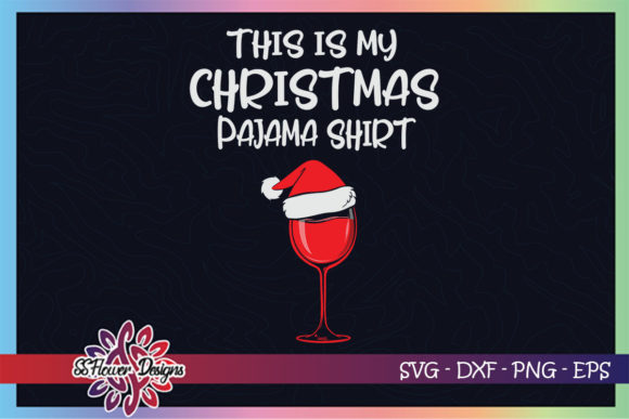 This s My Christmas Pajama Wine Xmas Hat Crafts